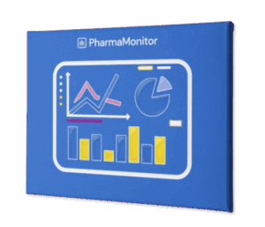 Plastisches Clipart der Pharmamonitor Software - Jetzt Ihren Healthcare Marketing-Wettbewerb analysieren mit Pharmamonitor